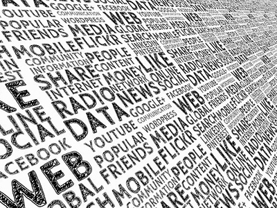 Bild: geralt/pixabay.com/CC 0 Illustration von Begriffen aus der Medienwelt