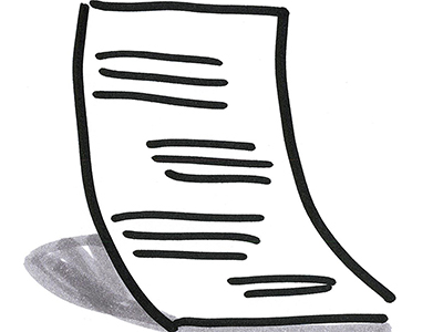 Bild: DKJS/Sandra Bach Illustration eines Schriftstücks
